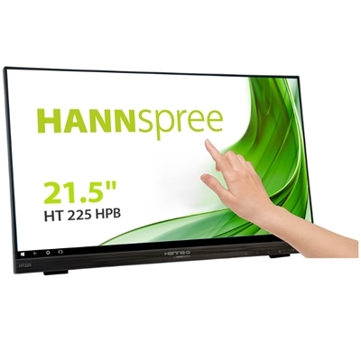 MONITOR M-TOUCH HANNSPREE LCD LED 21.5'' WIDE HT225HPB 7MS MM FHD 1000:1 BLACK VGA HDMI DP VESA