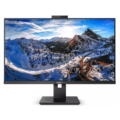 MONITOR PHILIPS LCD IPS LED 31.5'' WIDE 326P1H/00 4MS MM QHD 1000:1 BLACK 2XHDMI DP USB USB-C LAN WEBCAM PIVOT VESA FINO:30/08