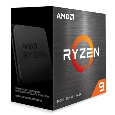 CPU AMD RYZEN 9 5900X 4.8GHZ 12CORE 70MB 100-100000061WOF AM4 105W BOX NO COOLER - GARANZIA 3 ANNI