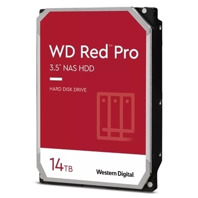 HARD DISK SATA3 3.5'' X NAS 14000GB(14TB) WD141KFGX WD RED PRO 512MB CACHE 7200RPM NAS FINO A 24 SLOT HARD DRIVE CERTIFIED REPAIR