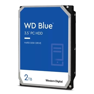 HARD DISK SATA3 3.5'' 2000GB(2TB) WD20EZAZ WD 5400RPM 256MB CACHE BLUE CERTIFIED REPAIR