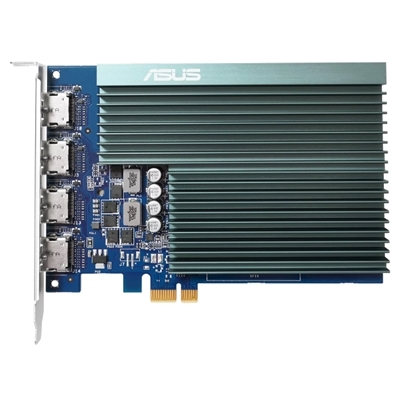 SVGA ASUS GT730-4H-SL-2GD5 GT730 NVIDIA 2GDDR5 64BIT PCIE2.0 927MHZ(O.C.) 4XHDMI HDCP 3840X2160 1SLOT 90YV0H20-M0NA00