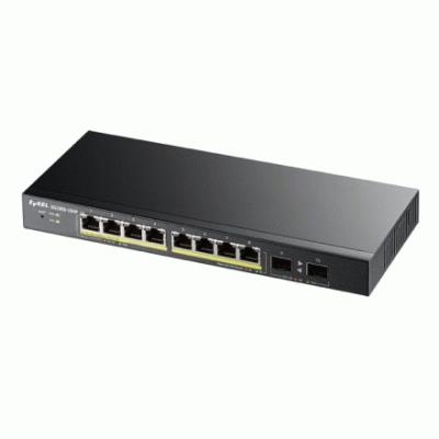 SWITCH 8P LAN GIGABIT POE ZYXEL GS1900-10HP-EU0101F/GS1900-10HP-EU0102F WEB MANAGED +2P SFP GIGABIT -SUPP. IPV6, VLAN