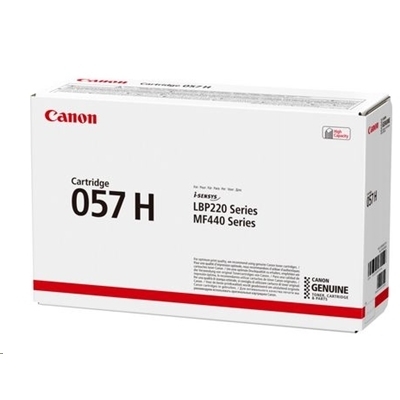 TONER CANON 057H NERO 3010C002 10.000PG PER SERIE MF44X, MF45X, LBP233DW, LBP236DW, LBP223DW, LBP226DW