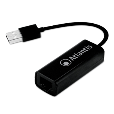 ADATTATORE DA USB2.0 A PORTA LAN FAST ETHERNET 10/100MBIT ATLANTIS A02-UTL20 -GARANZIA 2 ANNI-