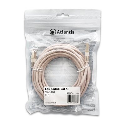 CAVO RETE CAT.5E-FTP (CAVO PATCH) SCHERMATO ATLANTIS P019-LAN_5E-F-5 - 5MT