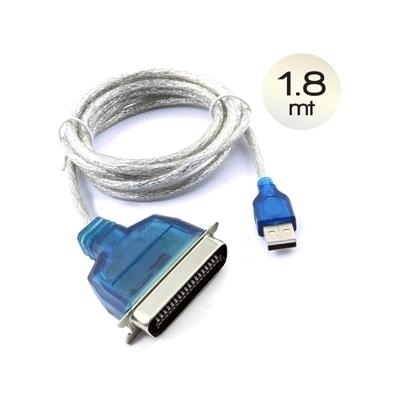 ADATTATORE DA USB A PRINTER CENTRONIC 1.8MT ATLANTIS P019-C170-UCN36 M/M EAN: 8026974015729