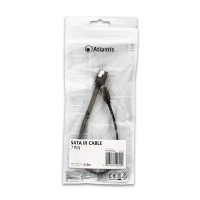 CAVO SATAIII 7PIN 0.30MT ATLANTIS P019-SATA3-03 FINO:31/12