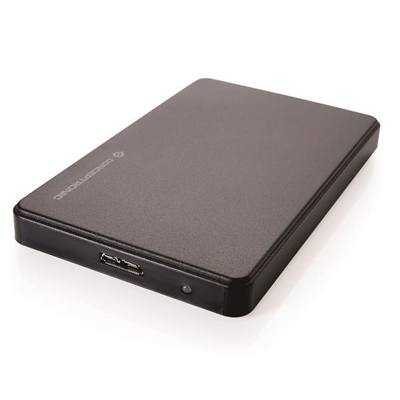 BOX EST X HD2.5'' SATA CONCEPTRONIC CHD2MUSB3B (NECESSARIO HD) INTERF. USB 3.0 - NERO SATINATO - INCL.CUSTODIA VIAGGIO