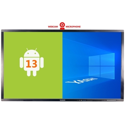 MONITOR YASHI LY6517 TOUCH INTERATTIVO 65'' 4K 4/32GB 20 TOCCHI ANDROID 13 WEBCAM 48MPX STAFFA 3YOC FINO:30/08