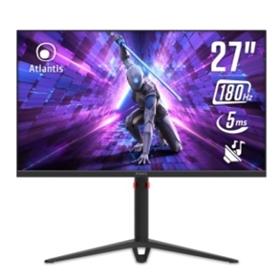 MONITOR ATLANTIS LCD IPS LED 27'' WIDE GAMING A05-U27VFA-DHM 5MS MM FHD 3000:1 BLACK VGA HDMI VESA