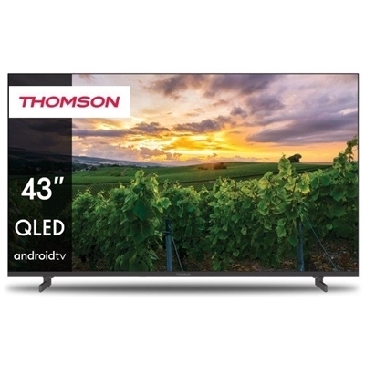 TV THOMSON QLED 43'' FRAME LESS 43QA2S13 SMART-TV 4K ANDROID 11 DVB-T2/S2 UHD 3840X2160 DARK GREY CI+ SLOT 4XHDMI 2XUS FINO:30/08