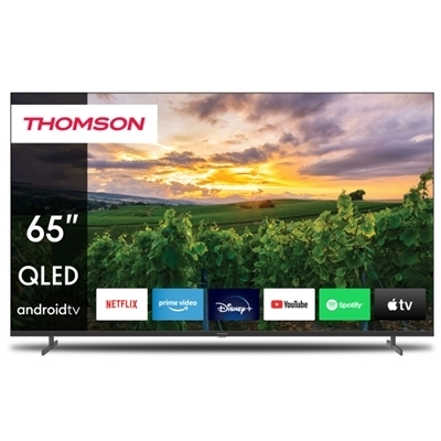 TV THOMSON QLED 65'' FRAME LESS 65QA2S13 SMART-TV 4K ANDROID 11 DVB-T2/S2 UHD 3840X2160 DARK GREY CI+ SLOT 4XHDMI 2XUSB VESA