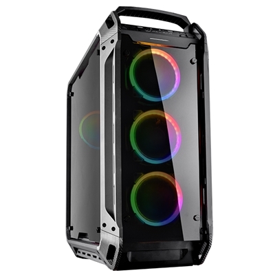 CABINET TOWER COUGAR 106AMT0003-04 PANZER EVO RGB NERO 266X612X556MM 8SLOT 2X3,5'' 4X2,5'' 4XFAN LED RGB