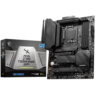 MB MSI MAG Z790 TOMAHAWK WIFI LGA1700 4XDDR5DC VGA DSUB DVI-D 1XPCIE3.0X16 6XSATA3R M.2 GBLAN USB3.1 ATX FINO:30/08