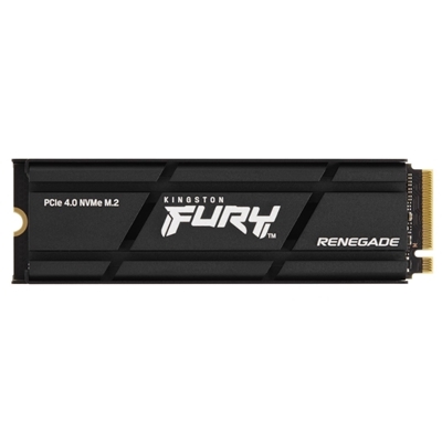 SSD-SOLID STATE DISK M.2(2280) NVME 4000GB (4TB) PCIE4.0X4 KINGSTON SFYRDK/4000G FURY RENEGADE + HEATSINK R:7300MB/S-W:7000MB/S