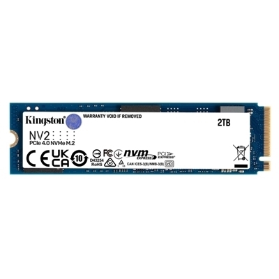 SSD-SOLID STATE DISK M.2(2280) NVME 2000GB (2TB) PCIE4.0X4 KINGSTON SNV2S/2000G READ:3500MB/S-WRITE:2100MB/S