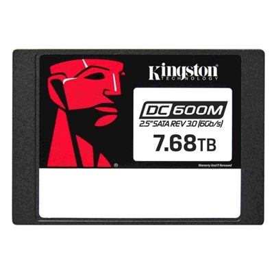 SSD-SOLID STATE DISK 2.5'' 7680GB SATA3 KINGSTON DATACENTER/ENTERPRISE SEDC600M/7680G READ:560MB/S-WRITE:530MB/S