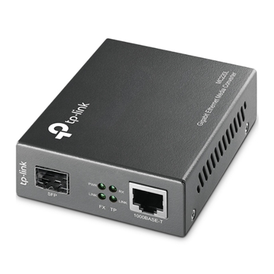 MEDIA CONVERTER TP-LINK MC220L 1000BASE-SX/LX/LH FIBRA A 1000BASE-T - GARANZIA 3 ANNI-