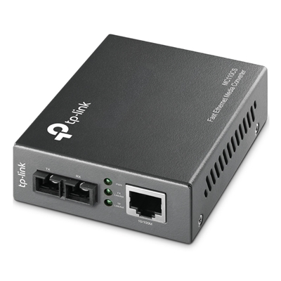 MEDIA CONVERTER TP-LINK MC110CS 10/100MBPS RJ45 A 100MBPS SINGLE-MODE SC FIBER CONVERTER DULL DUPLEX