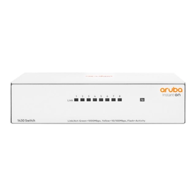 SWITCH ARUBA ISTANT ON R8R45A 1430 UNMANAGED 8 PORTE 10X100X1000 LIFETIME WARRANTY FINO:26/08