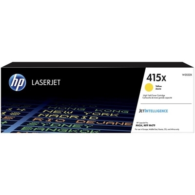 TONER HP 415X W2032X GIALLO 6.000PG LASERJET