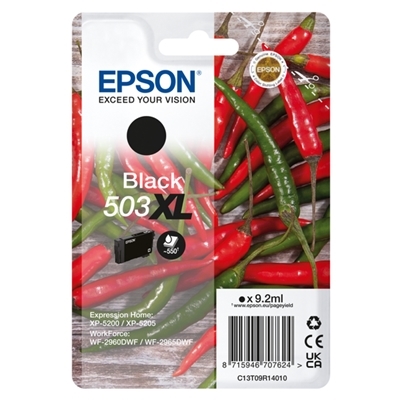 CARTUCCIA EPSON 503XL ''PEPERONCINO'' C13T09R14010 NERO X XP-5200 - WF-2960DWF