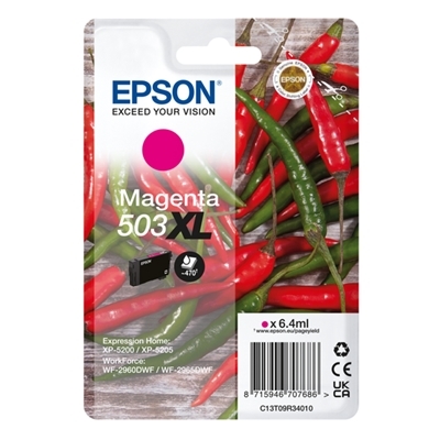 CARTUCCIA EPSON 503XL ''PEPERONCINO'' C13T09R34010 MAGENTA X XP-5200 - WF-2960DWF