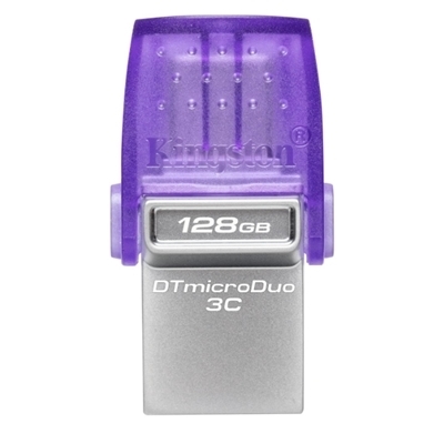 FLASH DRIVE ''MICRODUO'' USB3.2+USB-C 128GB KINGSTON DTDUO3CG3/128GB READ: 200MB/S