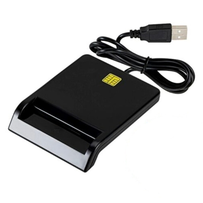 LETTORE DI SMART CARD ENCORE ENU-CRS01 USB COMPATIBILE CON MAGGIOR PARTE CARTE INCLUSE 4404 4428 4442 E I2C