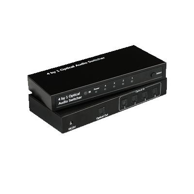 OPTICAL AUDIO SWITCHER ATLANTIS A04-OP-SW401 CON REMOTE CONTROLLER - GARANZIA 2 ANNI