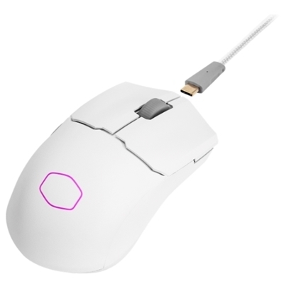 MOUSE GAMING COOLER MASTER MM-712-WWOH1 MM712 WHITE OPTICAL BT2.4GHZ/WIRED BIANCO 58G RICARICABILE FINO:30/09