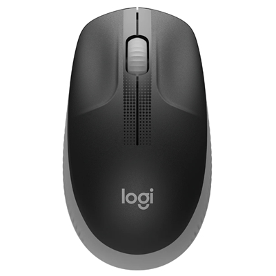 MOUSE LOGITECH RETAIL M190 FULL SIZE WIRELESS OTTICO GRIGIO USB 3 TASTI 1000DPI P/N 910-005906